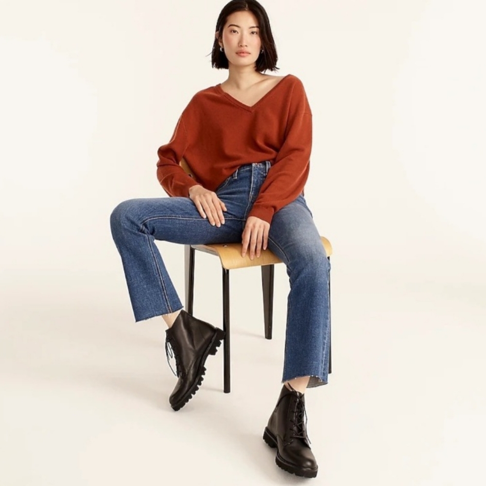 J. Crew Denim Demi Boot Crop Jeans Size 29